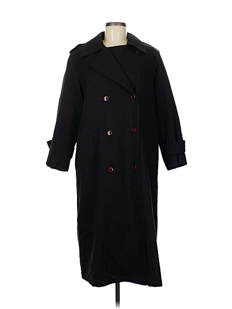 Click to view more detailed imagery on our partner's website Pre-owned London Fog Coat In Black