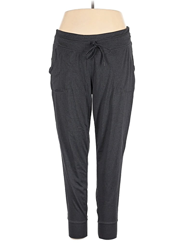 Pre-owned Lole Casual Pants In Gray
