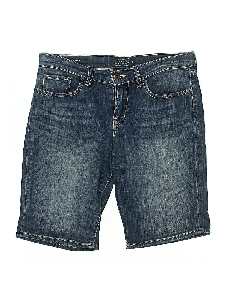 Pre-owned Lucky Brand Denim Shorts In Blue