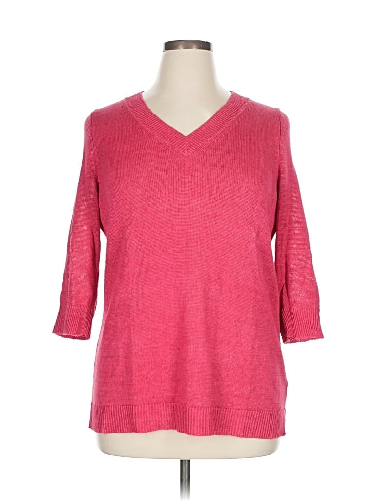 Pre-owned Talbots Pullover Sweater In Pink