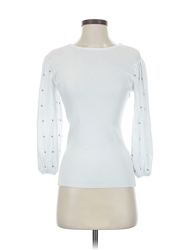 Pre-owned Assorted Brands Cardigan Sweater In White