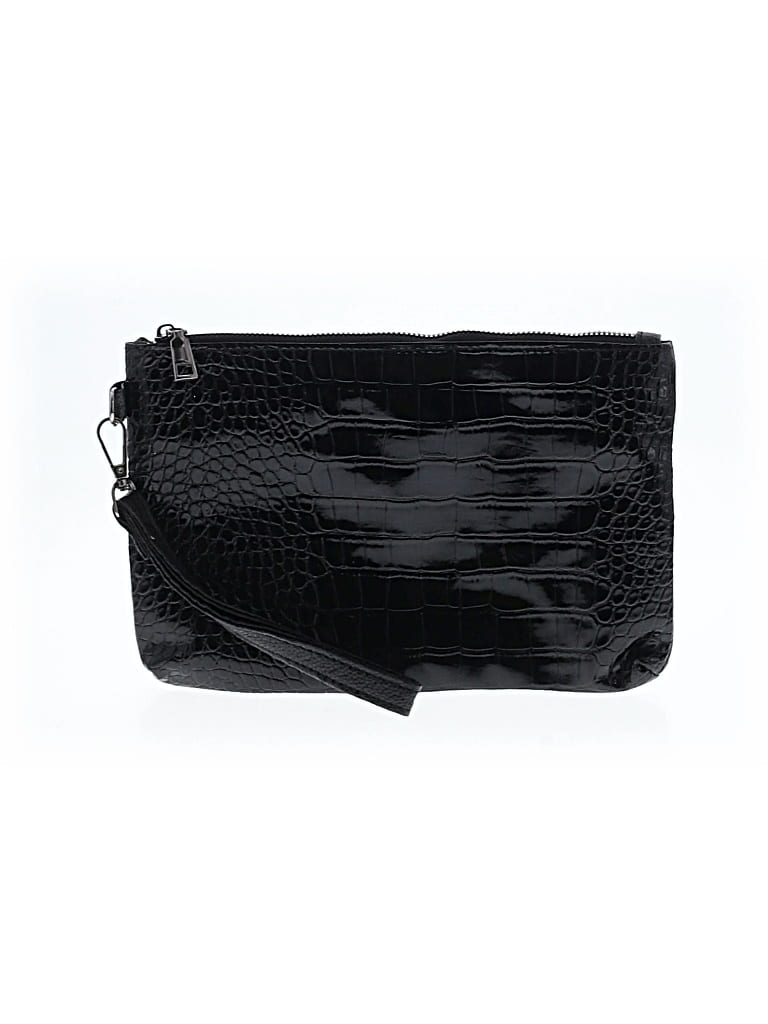 Pre-owned Unbranded Wristlet In Black