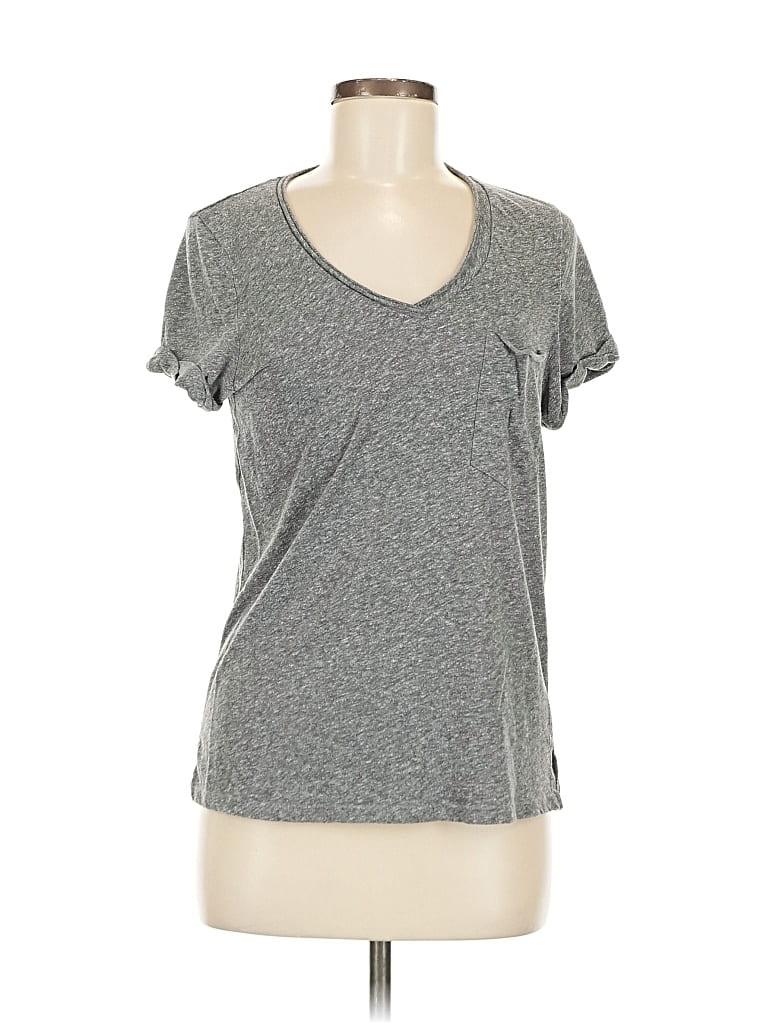 Pre-owned T.la Short Sleeve T-shirt In Gray