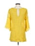 Esley 100% Rayon Yellow 3/4 Sleeve Blouse Size S - photo 2