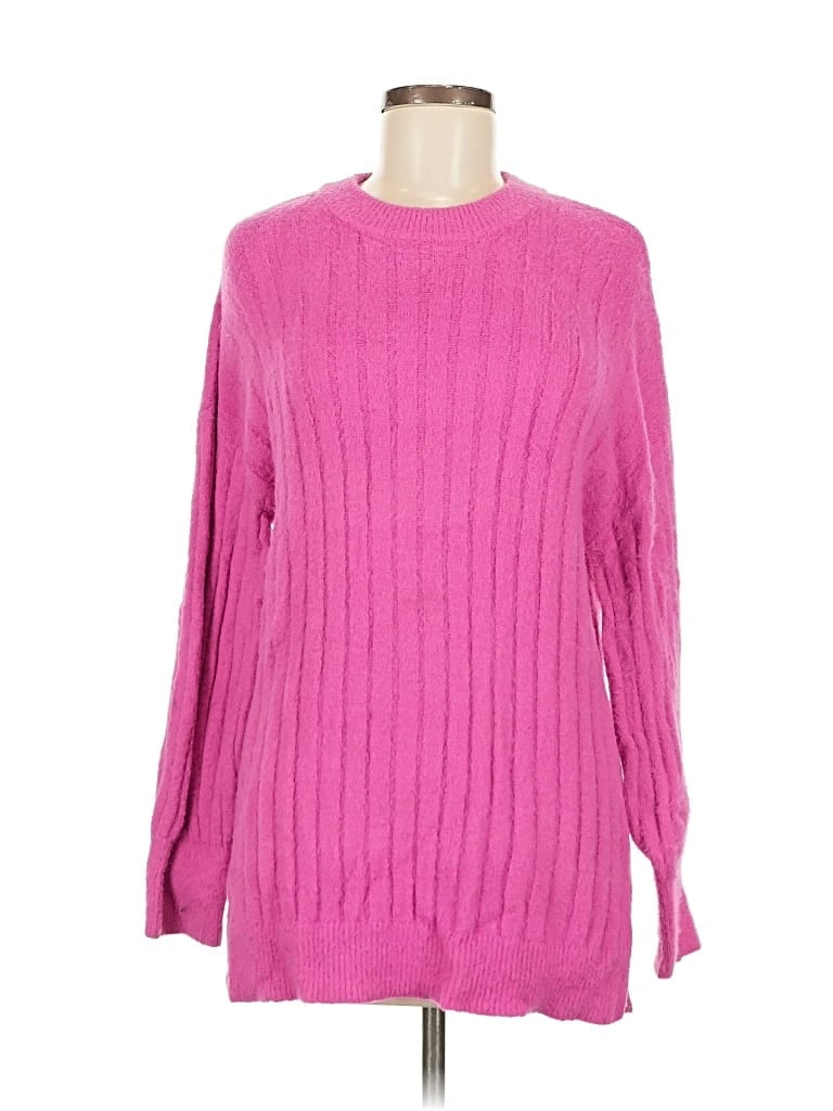 Pre-owned Hippie Rose Pullover Sweater In Pink