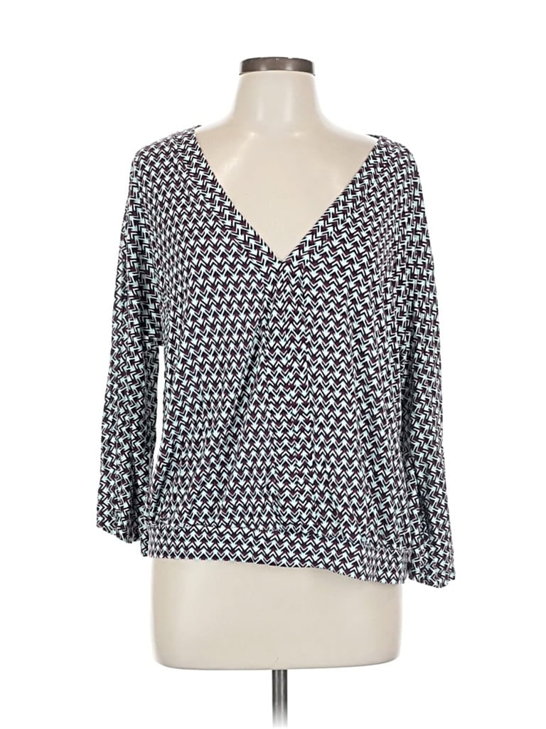 Pre-owned Lascana For Venus 3/4 Sleeve T-shirt In Gray