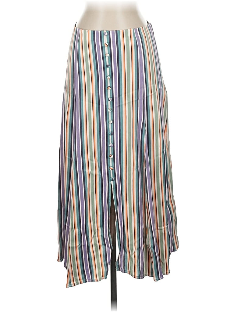 Pre-owned Maeve By Anthropologie Casual Skirt In Green