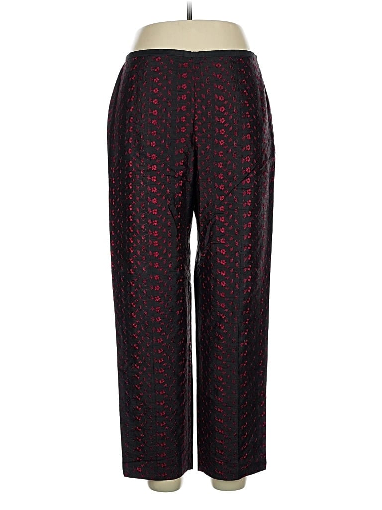 Pre-owned Karen Kane Silk Pants In Red