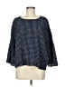 Elemente Clemente Blue 3/4 Sleeve Blouse Size 8 (1) - photo 1
