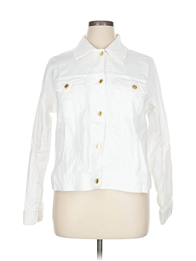 Pre-owned Michael Michael Kors Jacket In White