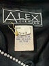 Alex Evenings 100% Polyester Solid Black Cocktail Dress Size 8 - photo 7