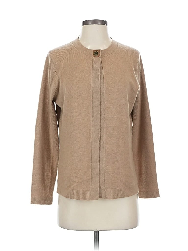 Click to view more detailed imagery on our partner's website Pre-owned Anne Klein Cardigan Sweater In Brown