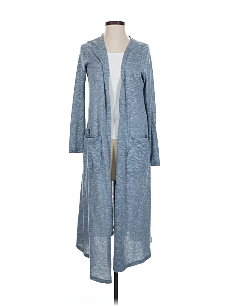 Pre-owned Lularoe Cardigan Sweater In Blue