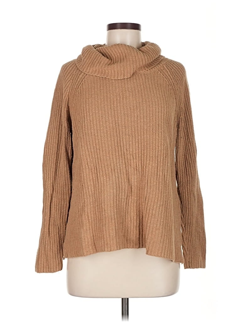 Pre-owned Coldwater Creek Turtleneck Sweater In Brown