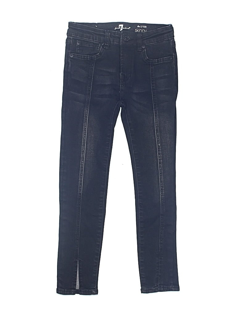 7 FOR ALL MANKIND Pre-owned Kids' Jeggings In Blue