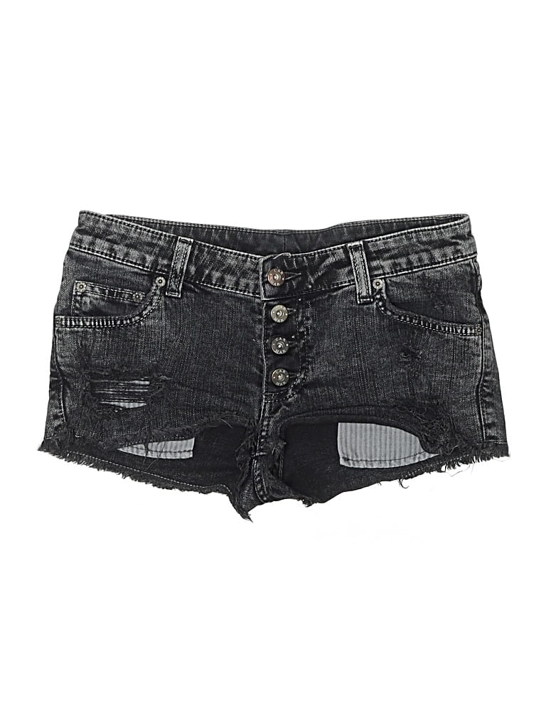 Pre-owned Carmar Denim Shorts In Black