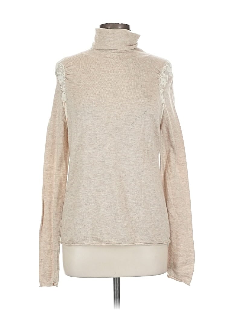 Pre-owned Soft Surroundings Turtleneck Sweater In Brown