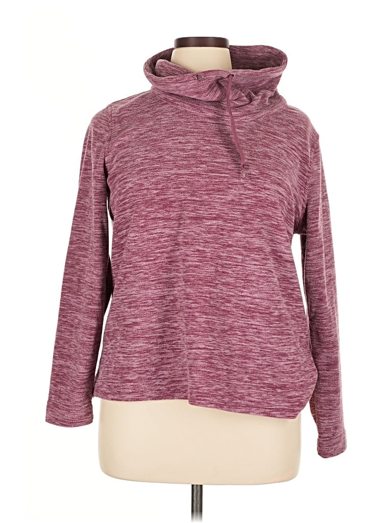 Pre-owned Bass Turtleneck Sweater In Burgundy