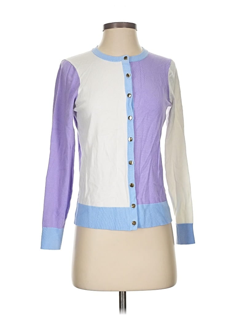 Click to view more detailed imagery on our partner's website Pre-owned Charter Club Cardigan Sweater In Purple