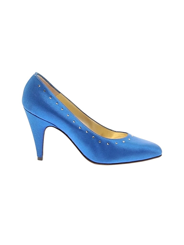 Pre-owned Bruno Magli Heels In Blue