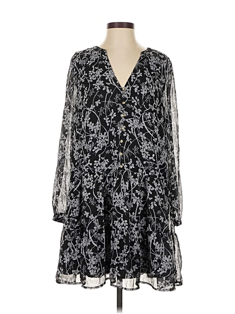 Pre-owned Ann Taylor Loft Casual Dress In Black