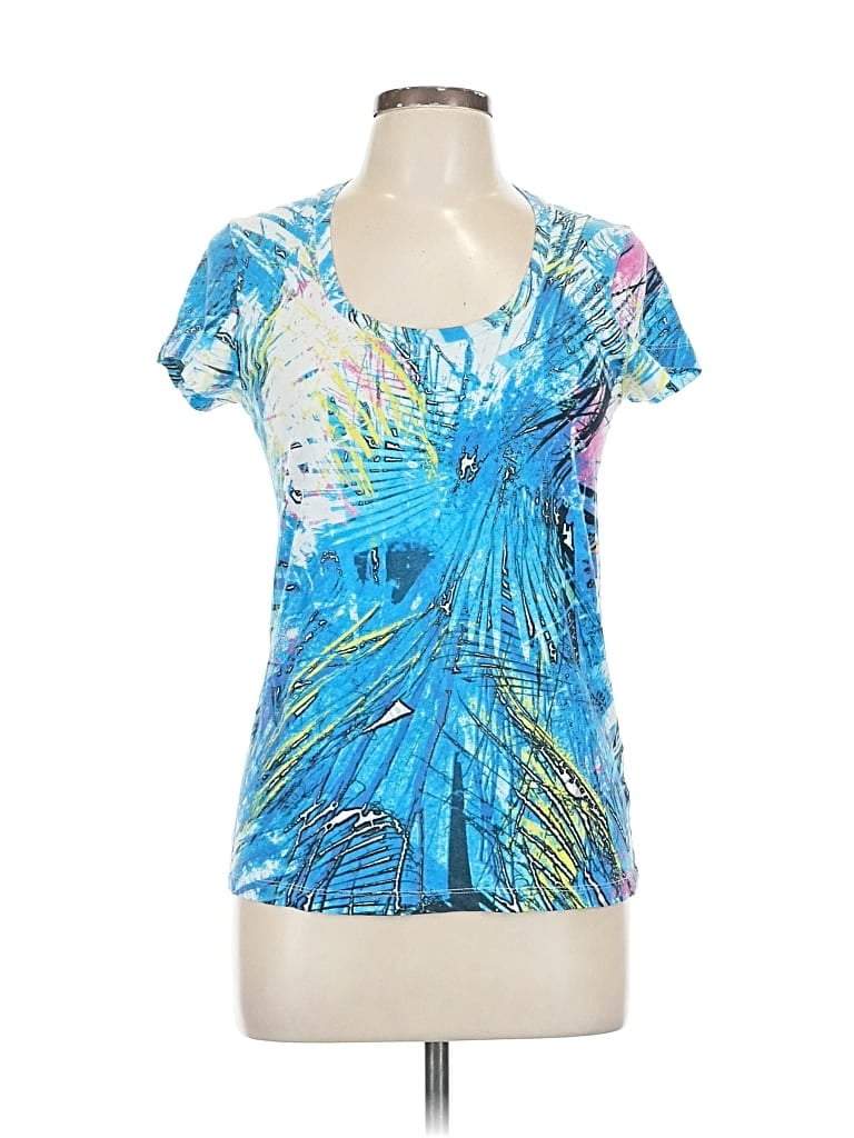 Pre-owned Calvin Klein Short Sleeve T-shirt In Blue