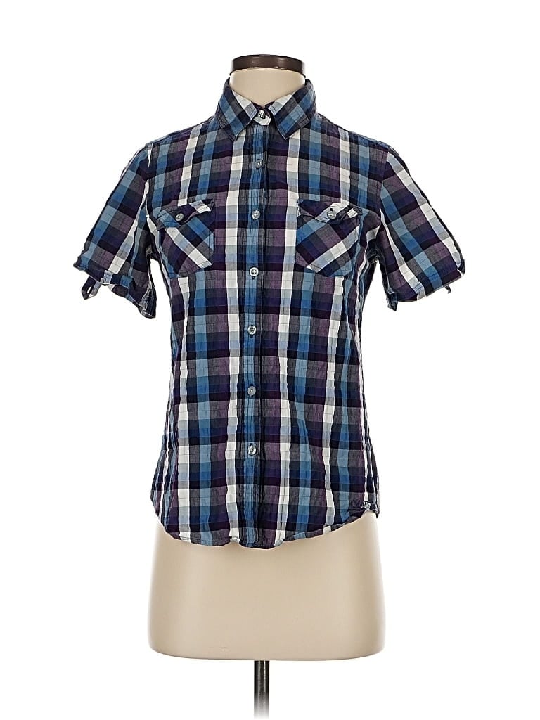 Click to view more detailed imagery on our partner's website Pre-owned Marmot Short Sleeve Button Down Shirt In Blue