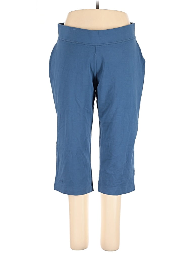 Pre-owned Lands' End Active Pants In Blue