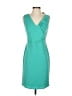 Ann Taylor Solid Teal Casual Dress Size 2 - photo 1