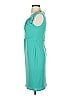 Ann Taylor Solid Teal Casual Dress Size 2 - photo 5