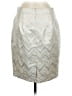 Trina Turk Chevron-herringbone Silver Formal Skirt Size 6 - photo 2