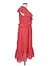 Max Studio Polka Dots Red Casual Dress Size XS (estimated) - photo 4
