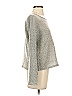 DKNY Metallic Silver Pullover Sweater Size S - photo 4
