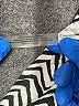 Onque Casuals Chevron-herringbone Silver 3/4 Sleeve Blouse Size XL - photo 8