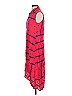 MAX 100% Rayon Plaid Red Casual Dress Size S - photo 5