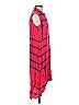MAX 100% Rayon Plaid Red Casual Dress Size S - photo 4