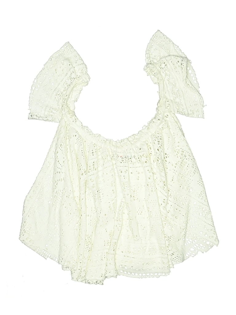 Pre-owned Fp Beach Swimsuit Cover Up In White