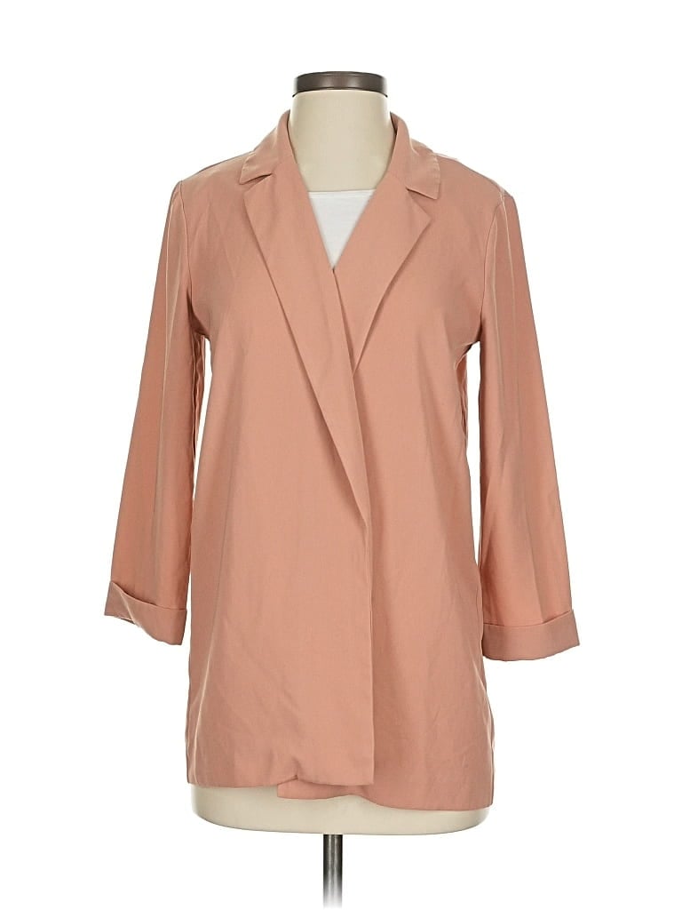 Pre-owned Forever 21 Blazer Jacket In Brown