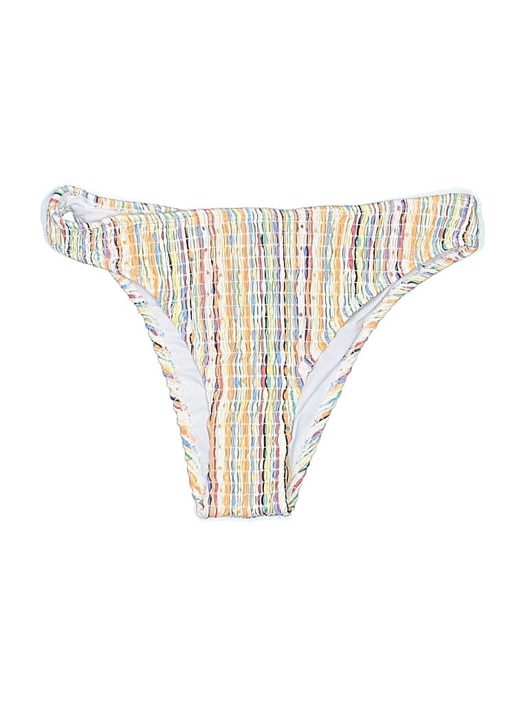 Pre-owned Unbranded Swimsuit Bottoms In White