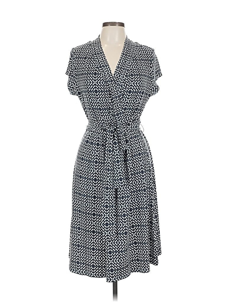 Pre-owned Liz Claiborne Casual Dress In Blue