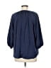 Mi ami 100% Polyester Blue 3/4 Sleeve Blouse Size M - photo 2