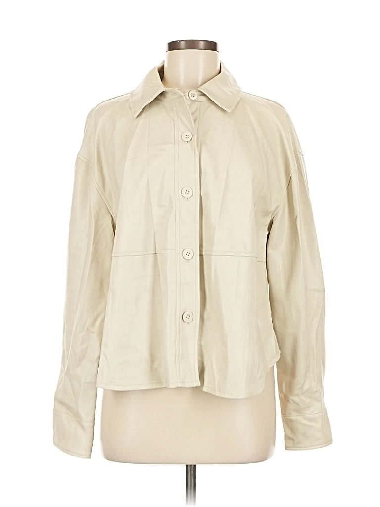 Pre-owned 7 For All Mankind Jacket In White