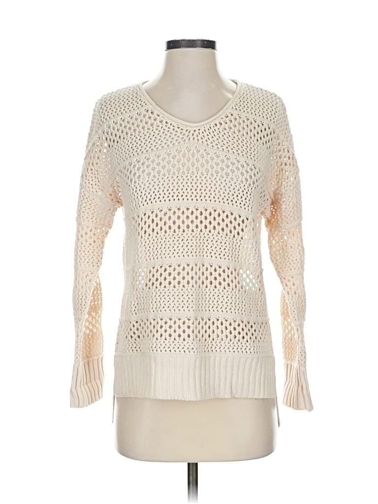 Pre-owned Universal Thread Pullover Sweater In White