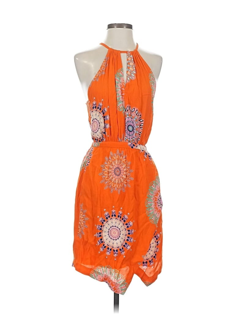 Pre-owned Floreat Cocktail Dress In Orange