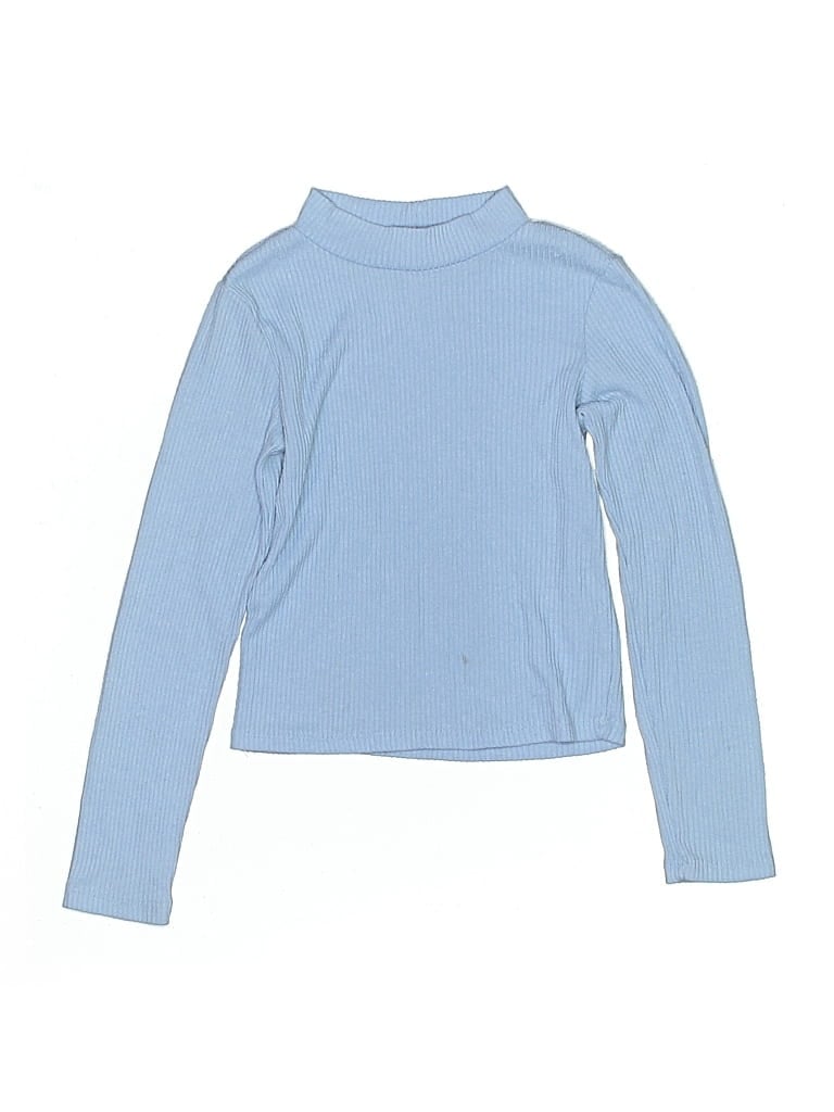 Pre-owned Full Tilt Kids' Turtleneck Sweater In Blue