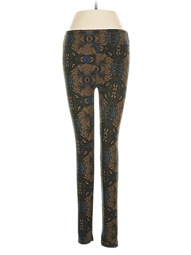 Pre-owned Lularoe Leggings In Gold