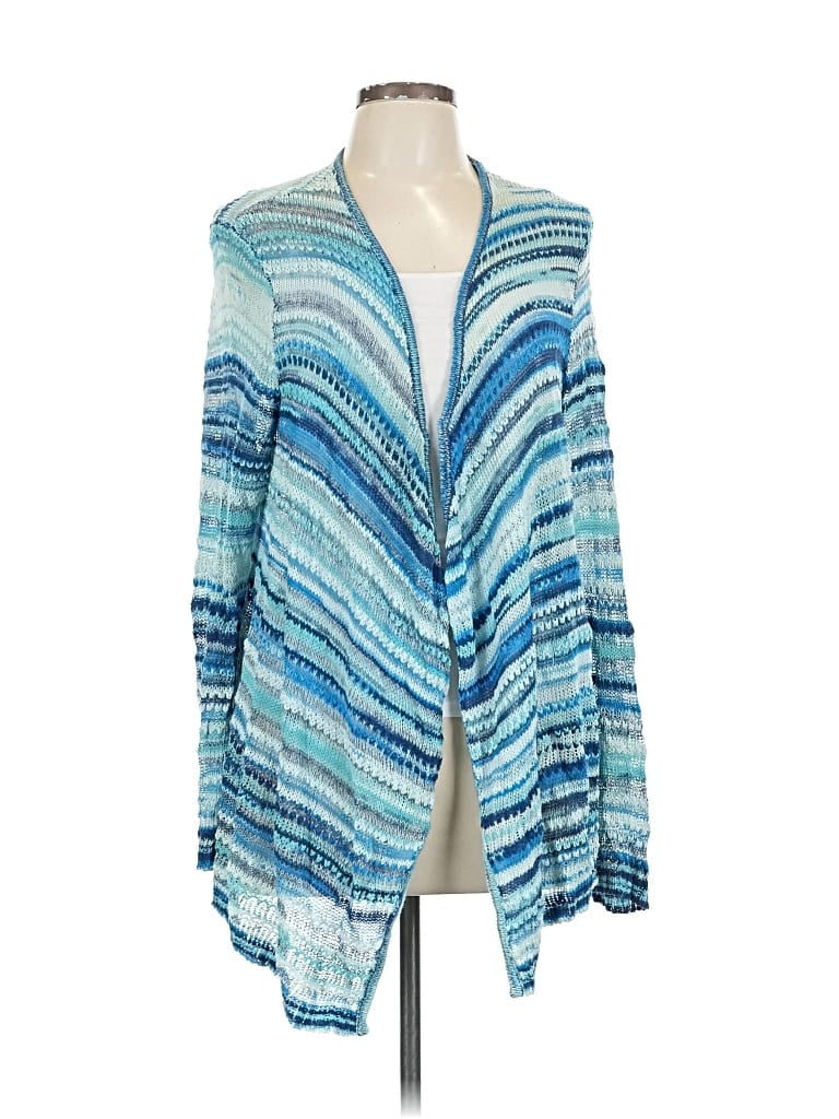 Pre-owned Jjill Cardigan Sweater In Blue