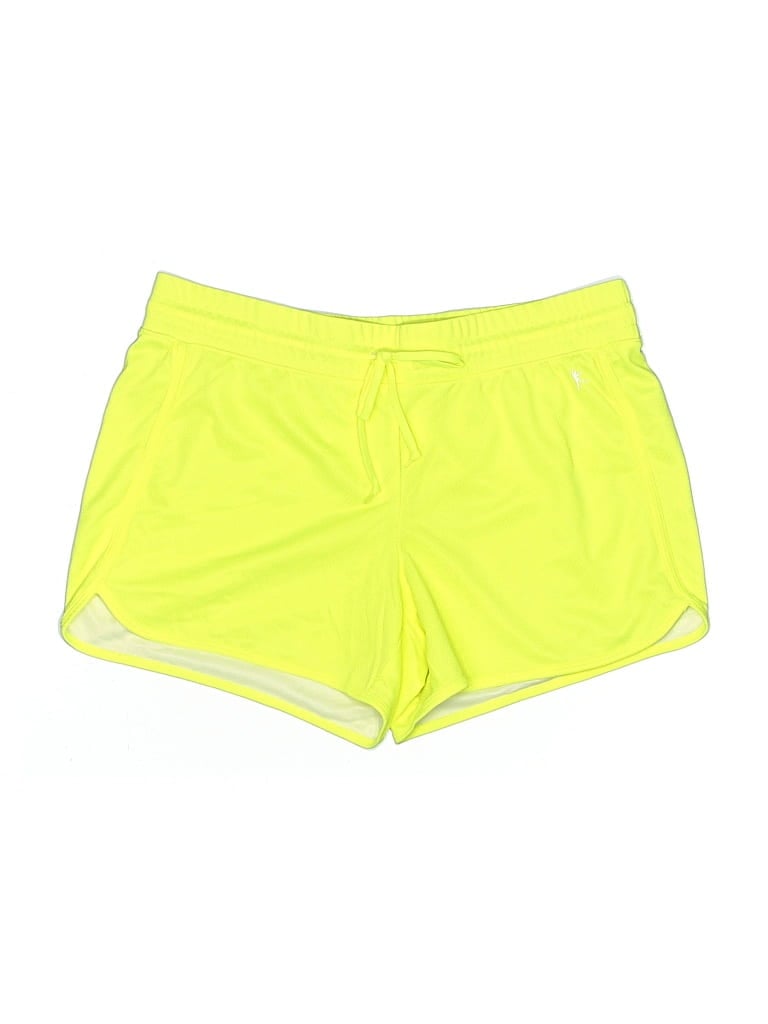 Pre-owned Danskin Now Athletic Shorts In Yellow