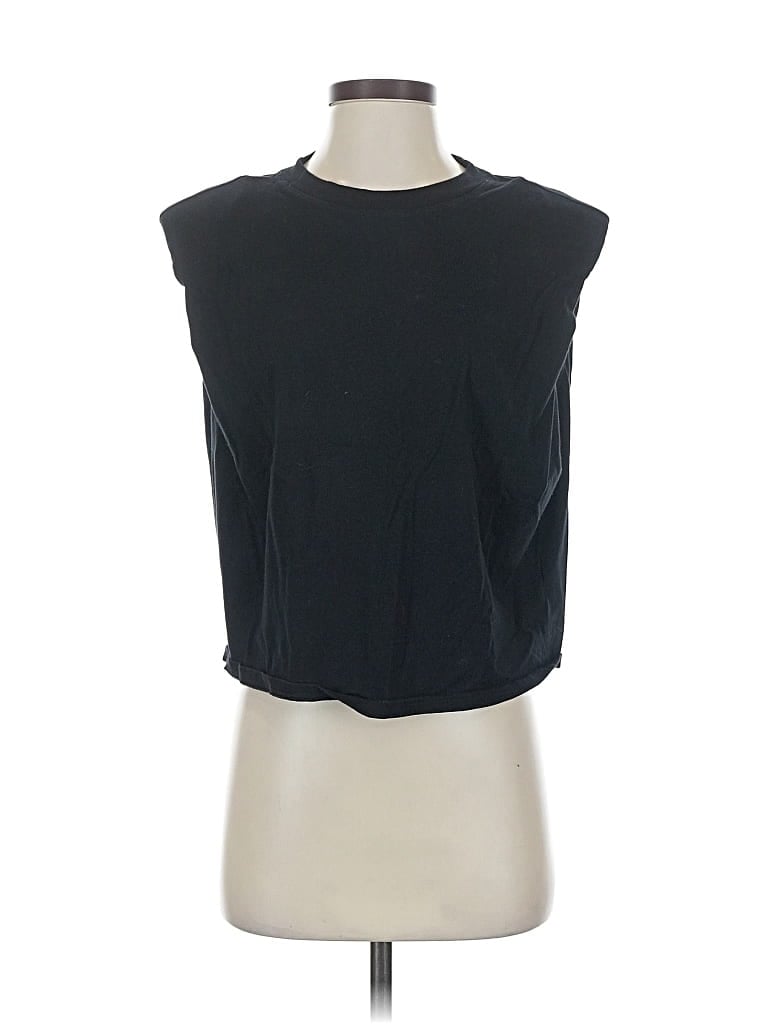 Pre-owned Babaton Sleeveless T-shirt In Black