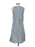 Lands' End Chevron-herringbone Gray Casual Dress Size S - photo 2